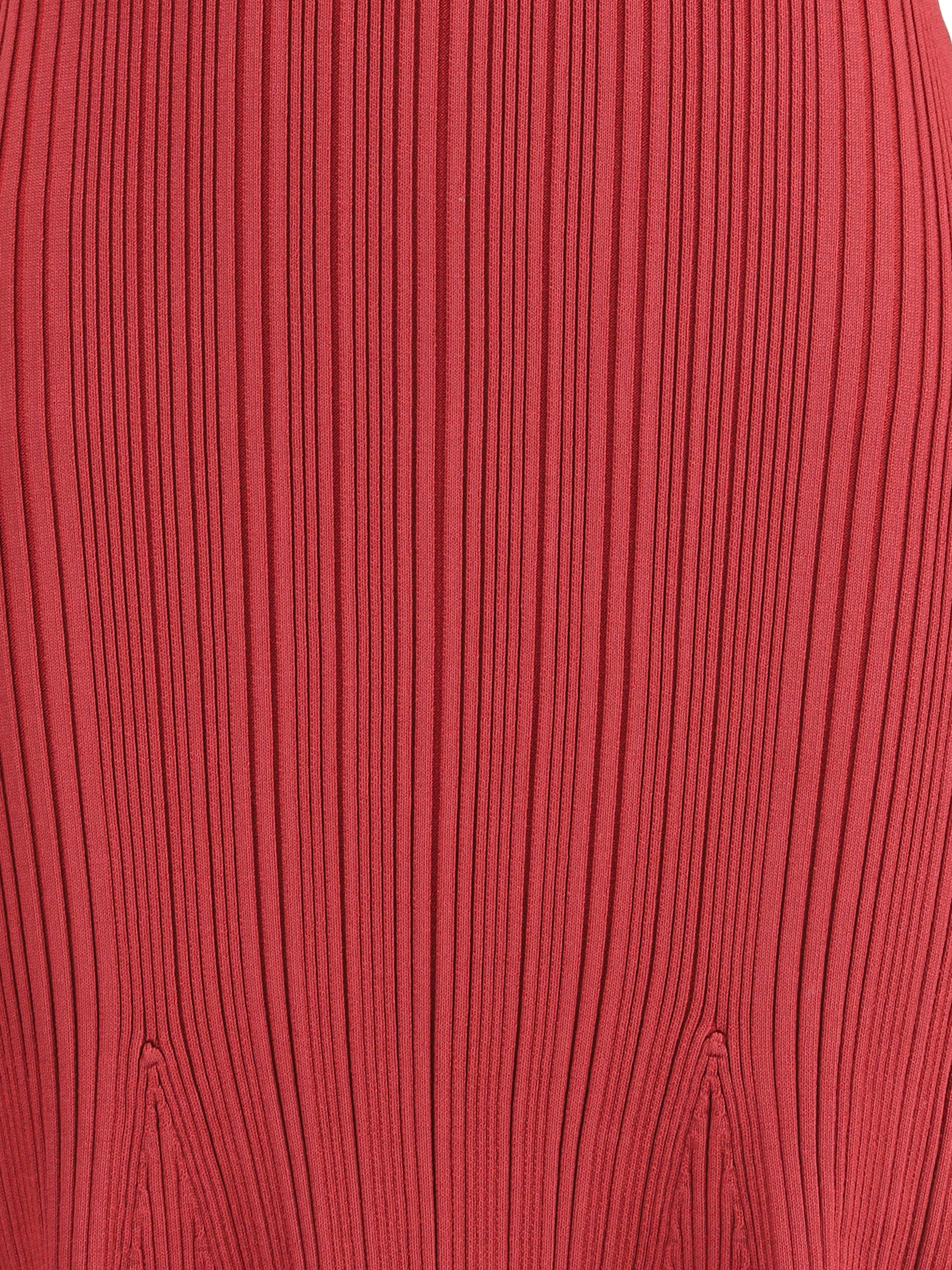 SELF-PORTRAIT S ribbed knit midi dress