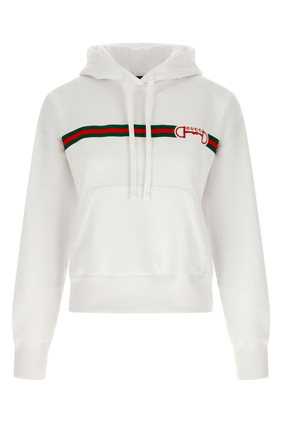 hoodie in brushed cotton jersey