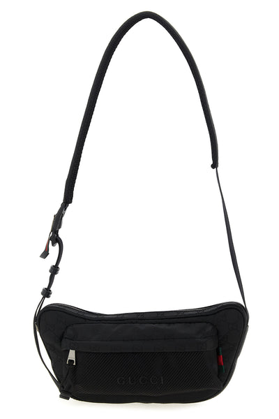large gucci nexus gg nylon waist bag