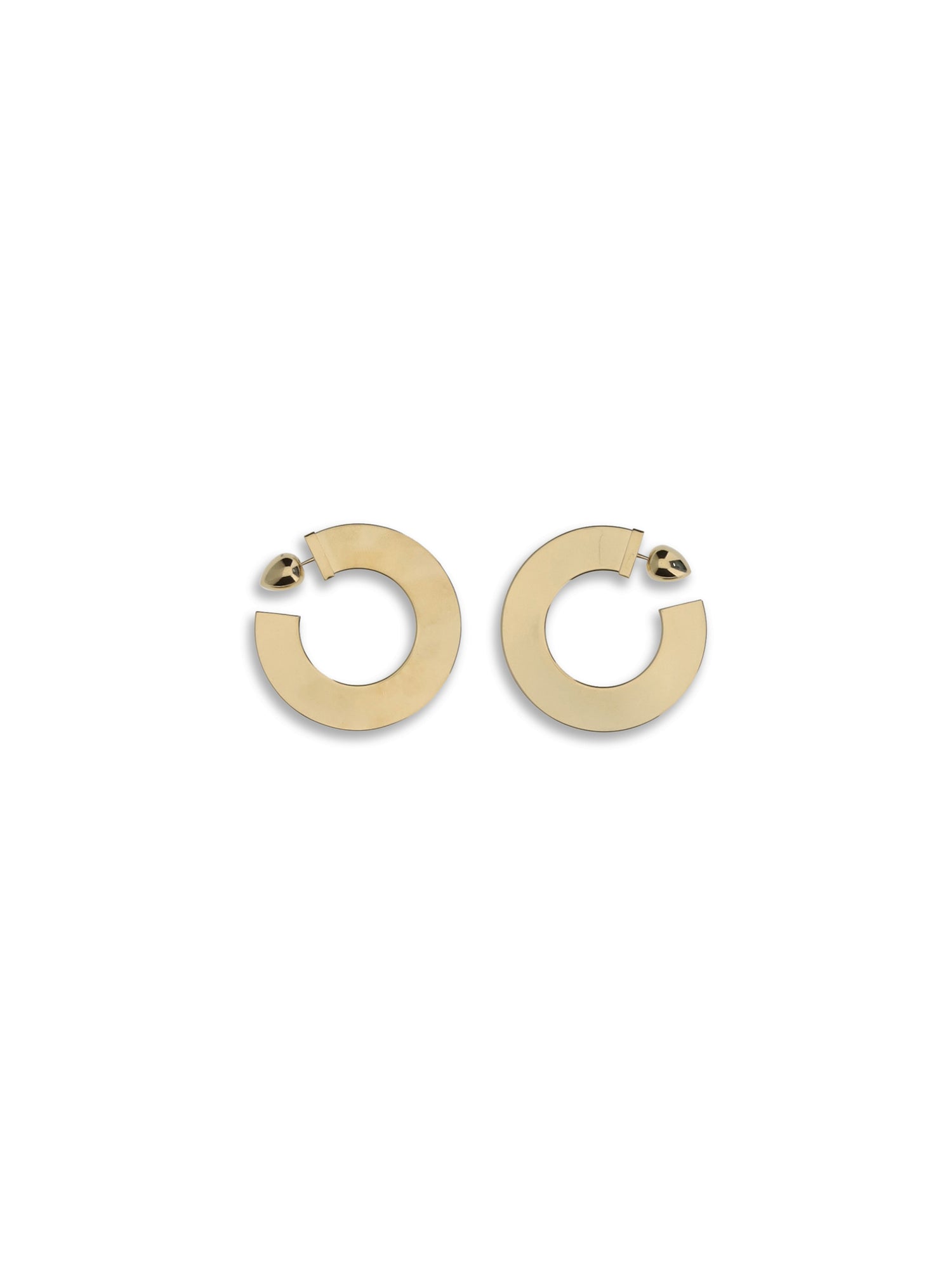 ALAIA OS blade hoop earrings