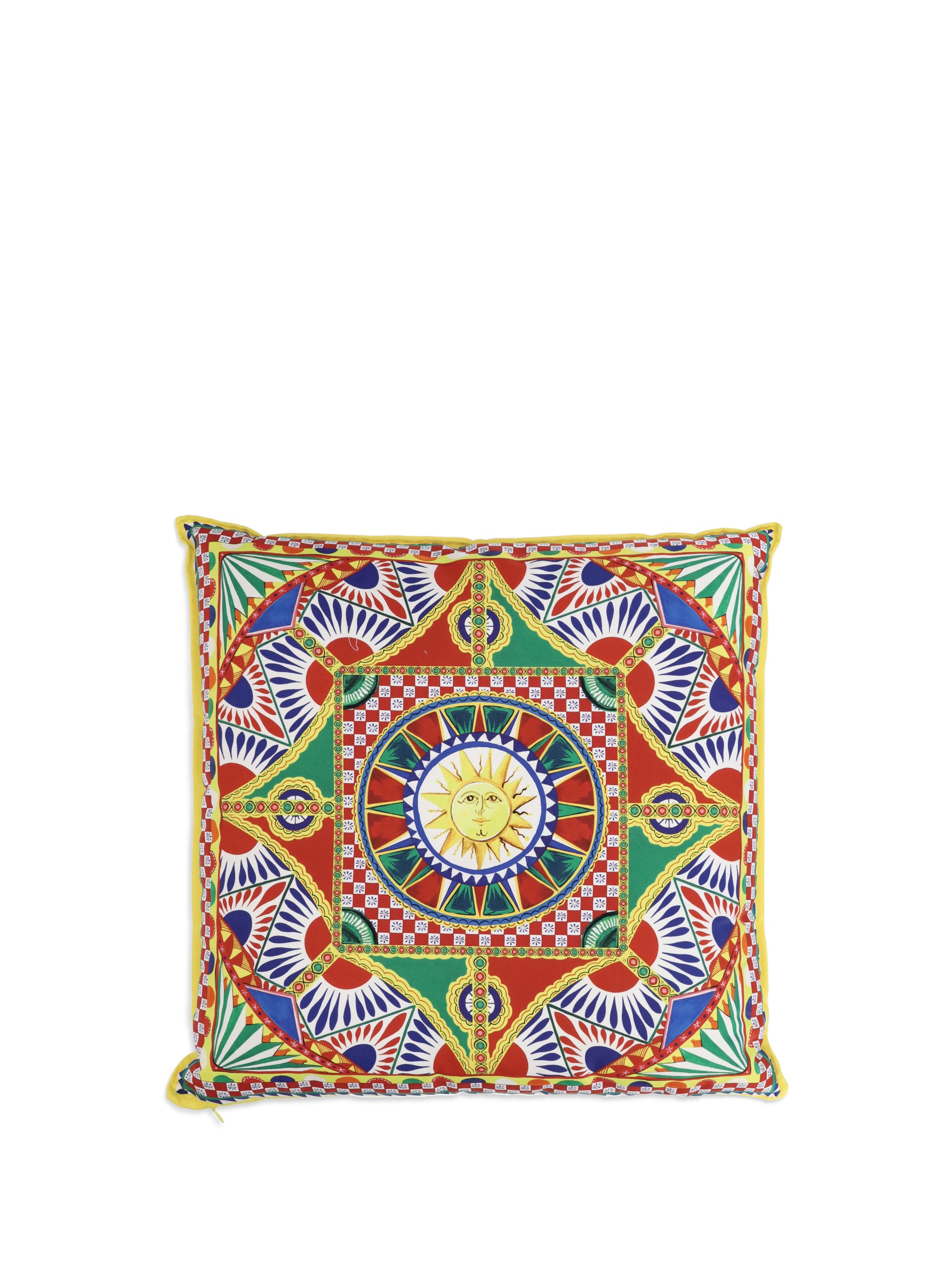DOLCE & GABBANA OS carretto siciliano canvas pillow