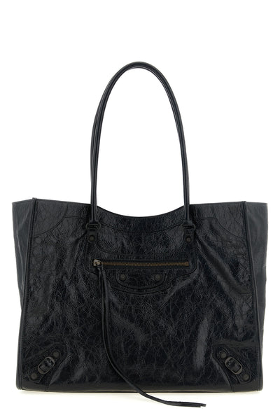 the balenciaga le city tote m tote bag exemplifies the houses mastery of textur