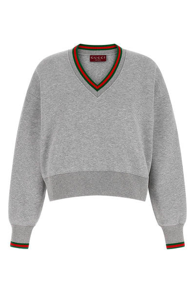mélange cotton jersey sweatshirt