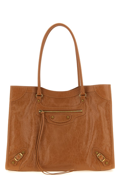 arena tote le city m shoulder bag in lambskin