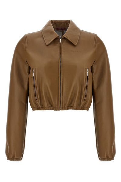leather jacket coupled