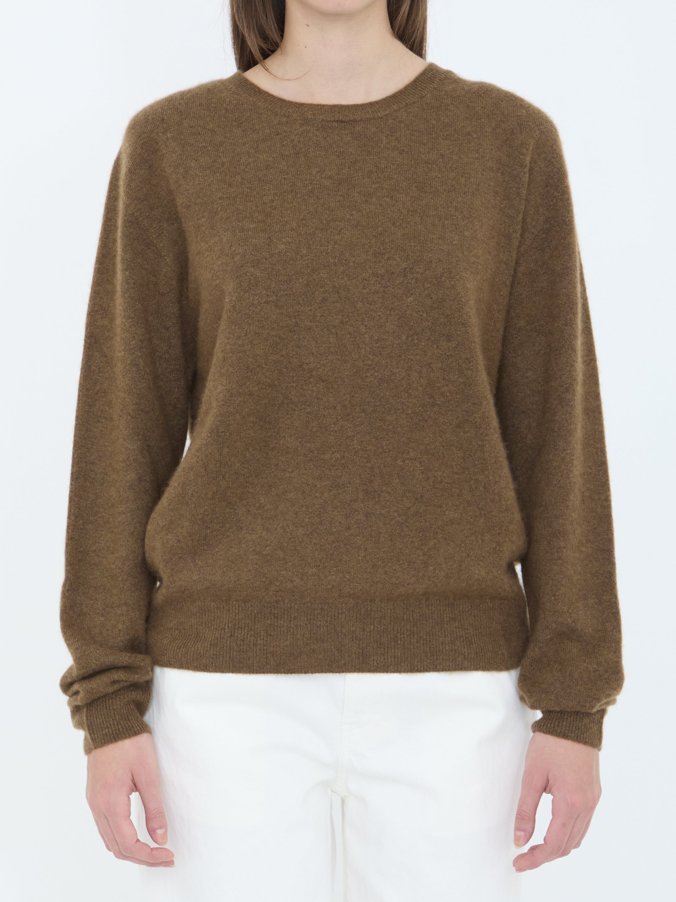 THE ROW M lorynna sweater in cashmere and silk