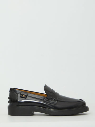 leather loafers