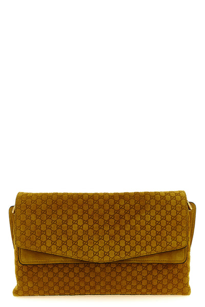 medium suede shoulder bag