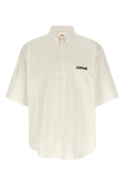 button-down cotton poplin shirt