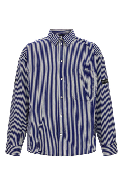 striped cotton poplin shirt