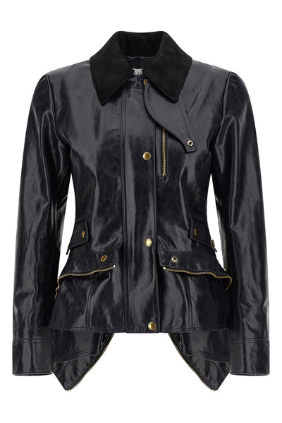 full-grain leather jacket