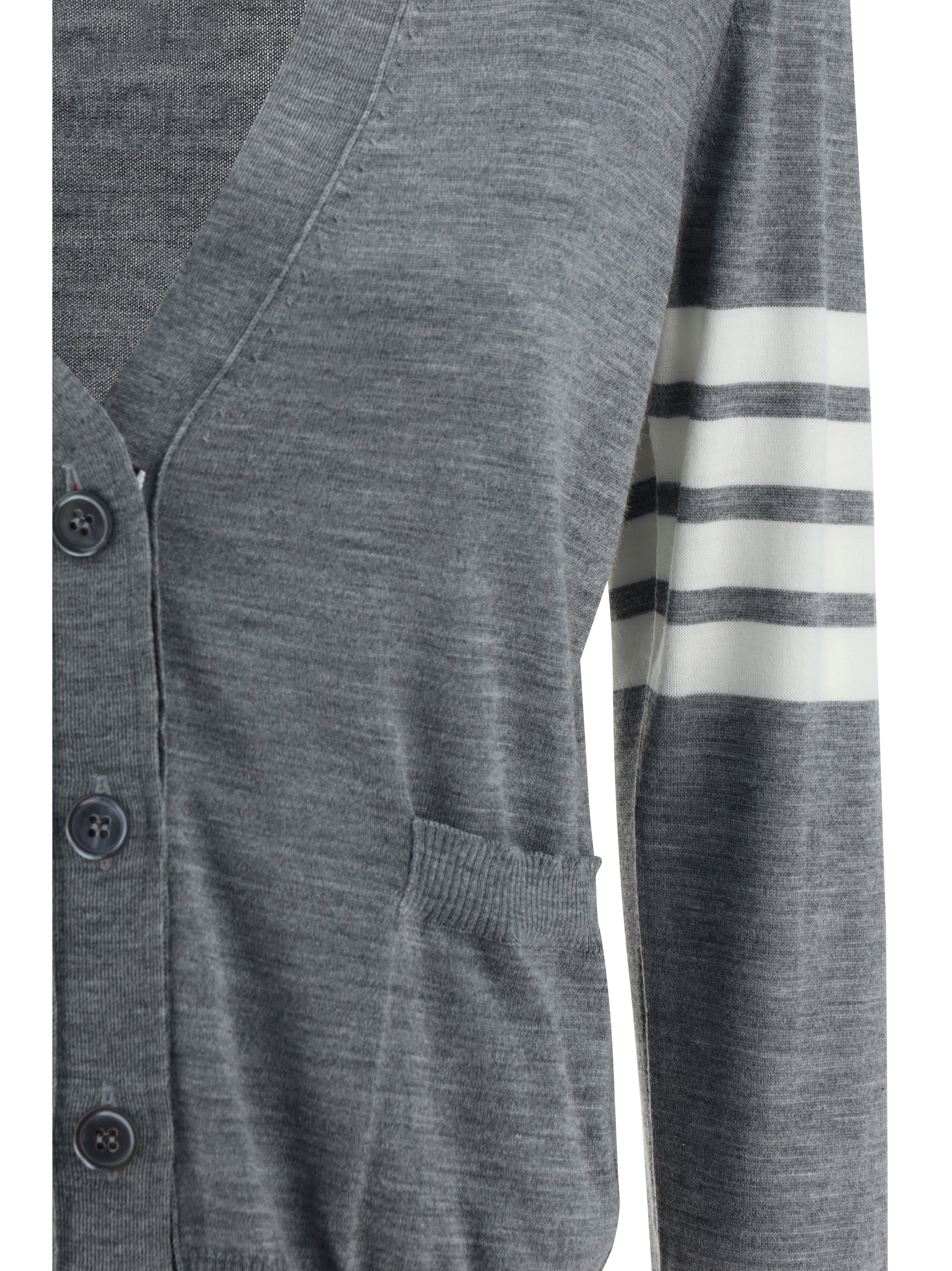 THOM BROWNE 38 merino wool cardigan