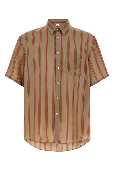 cupro striped shirt