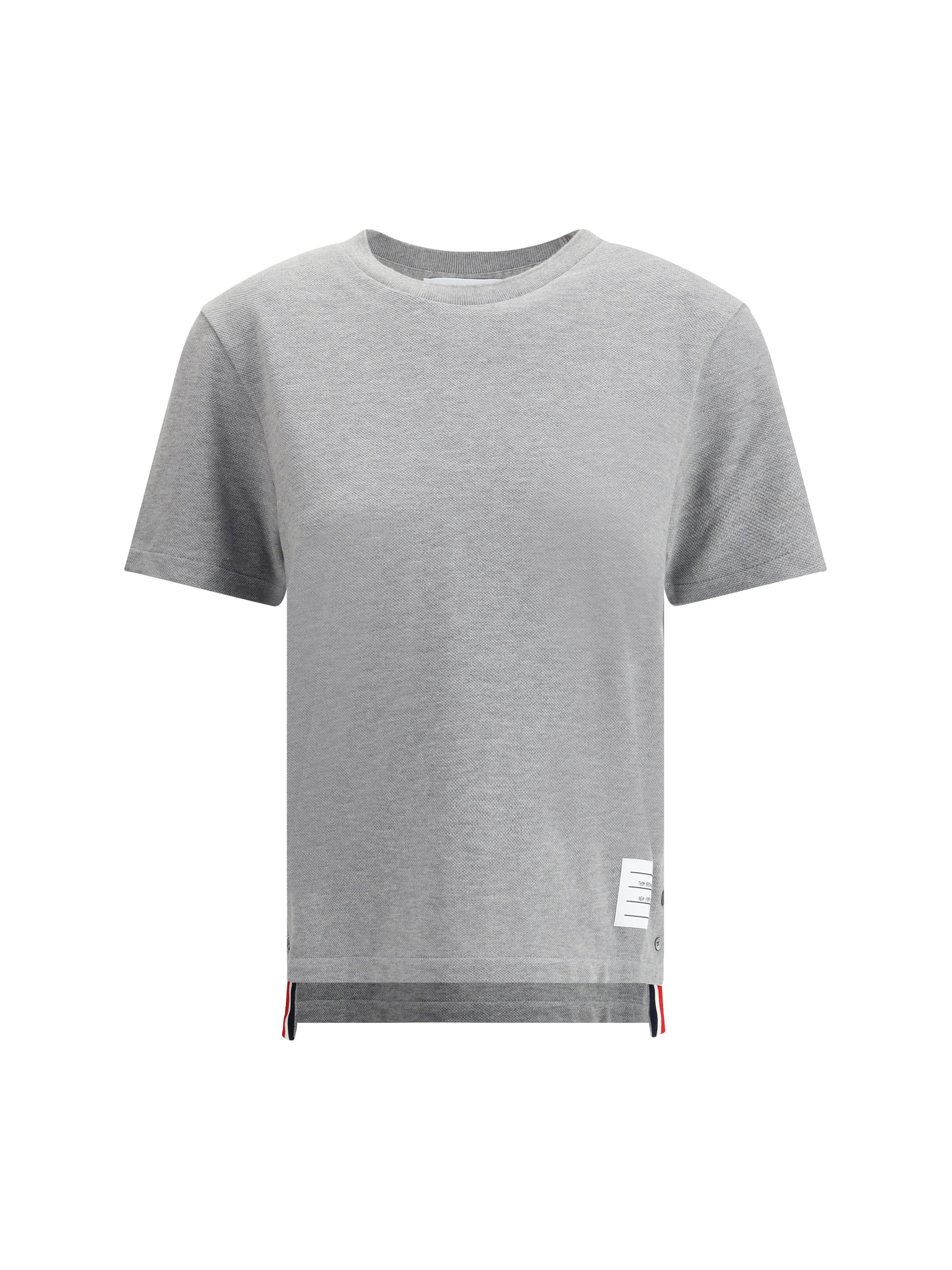 THOM BROWNE 38 t-shirt with iconic bands