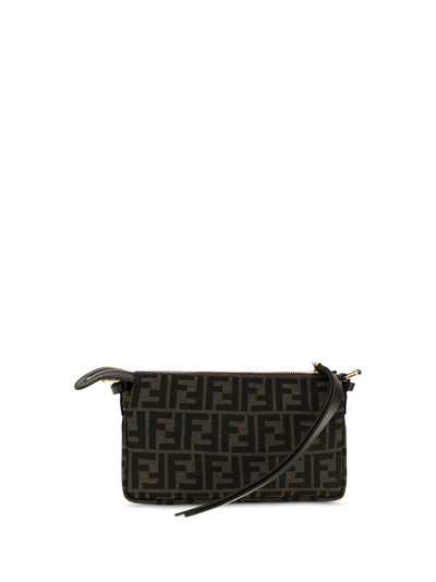 all-over monogram jacquard shoulder bag