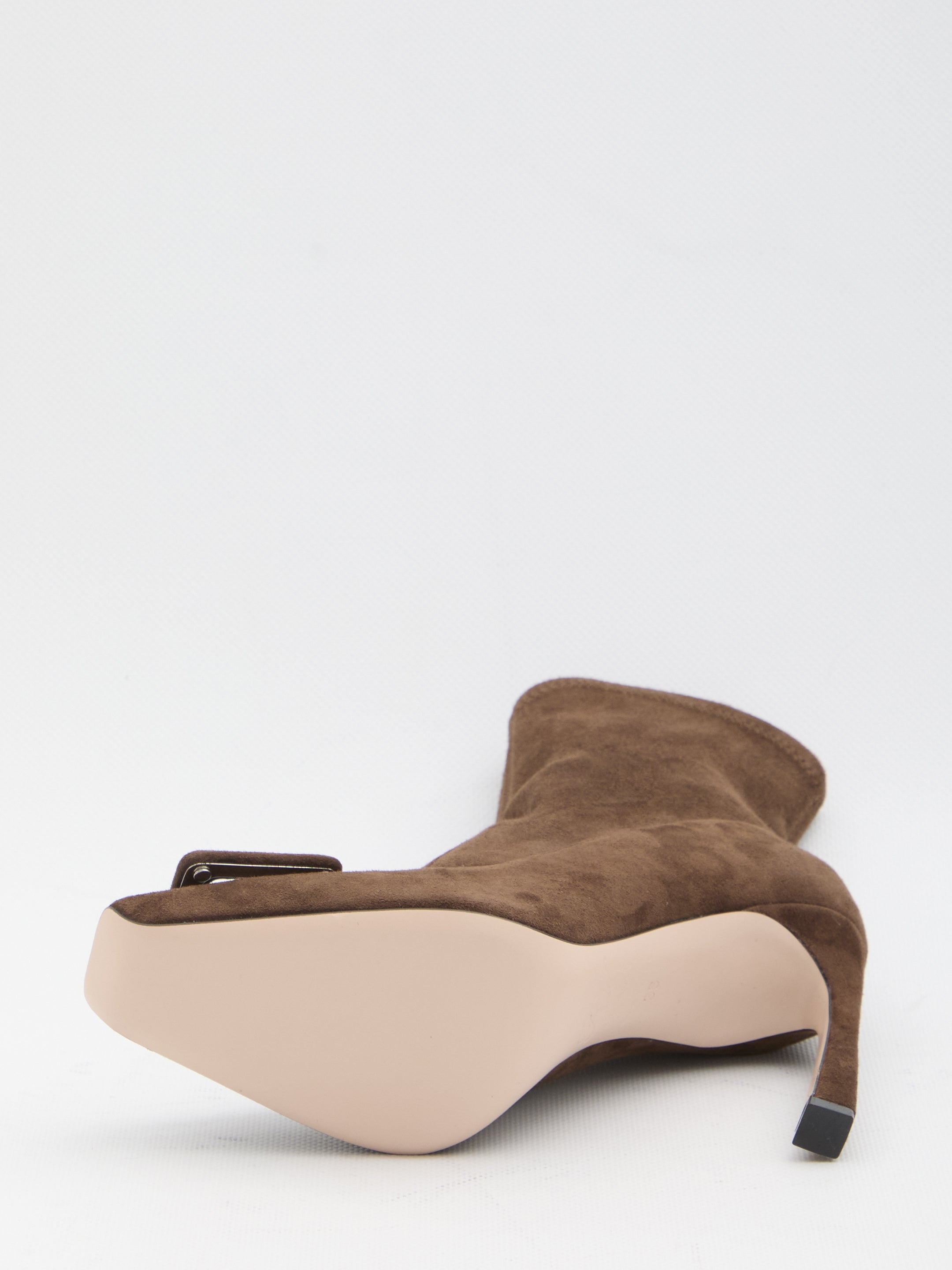 ROGER VIVIER 36½ trompette ankle boots in suede