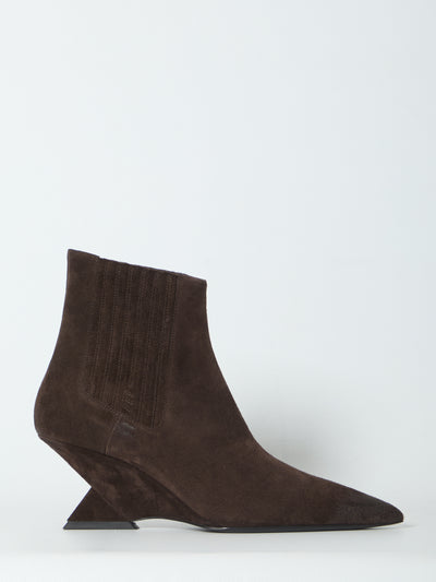 cheope dark brown ankle boots