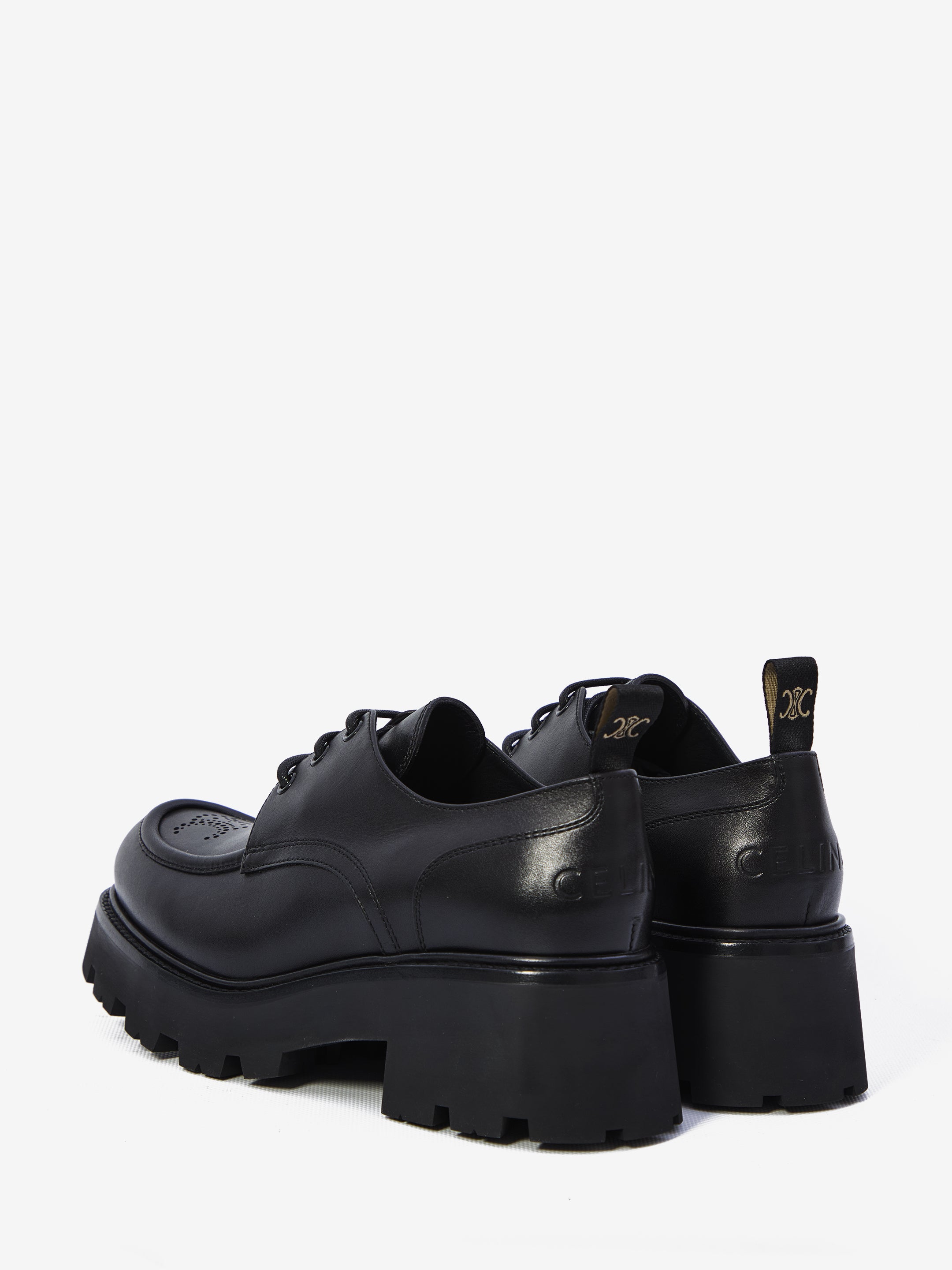 CELINE 39 triomphe rangers derby shoes