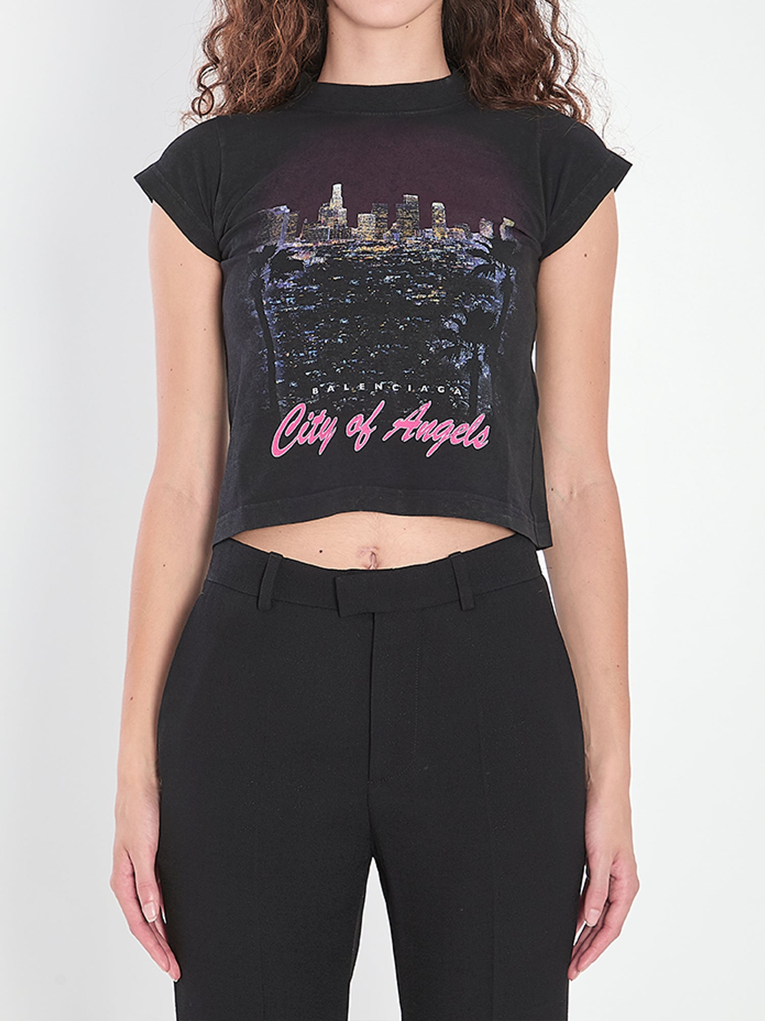 BALENCIAGA M shrunk city of angels t-shirt
