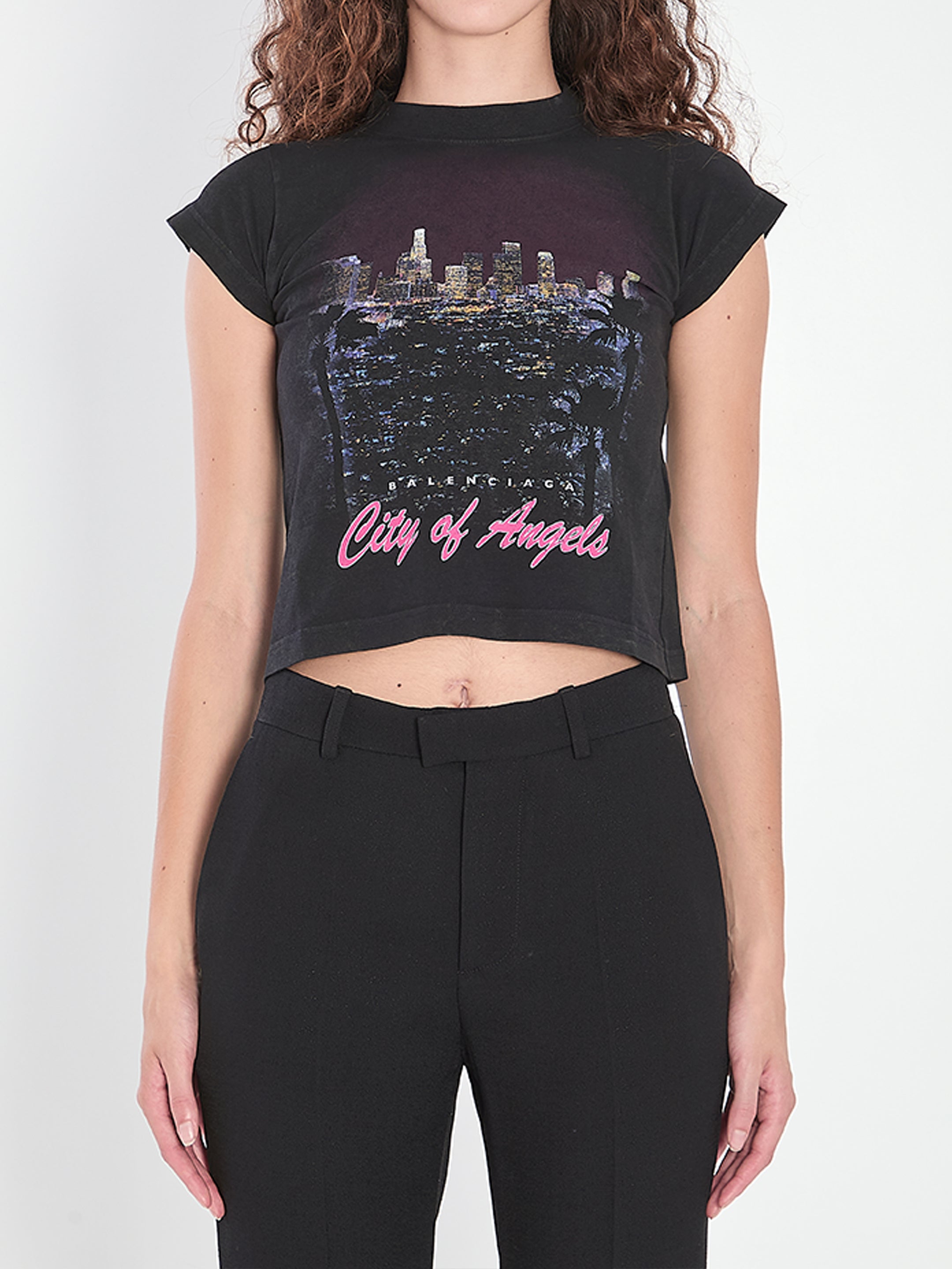 BALENCIAGA M shrunk city of angels t-shirt