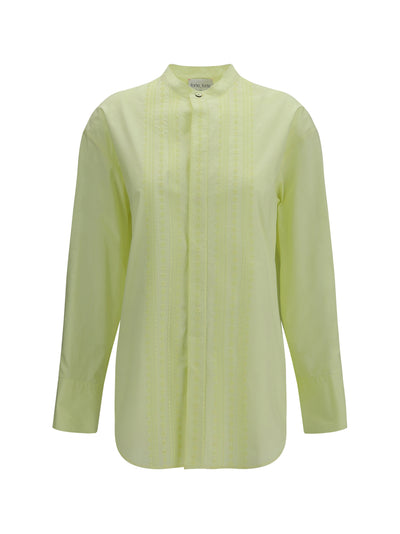 les fleurs embroidery shirt