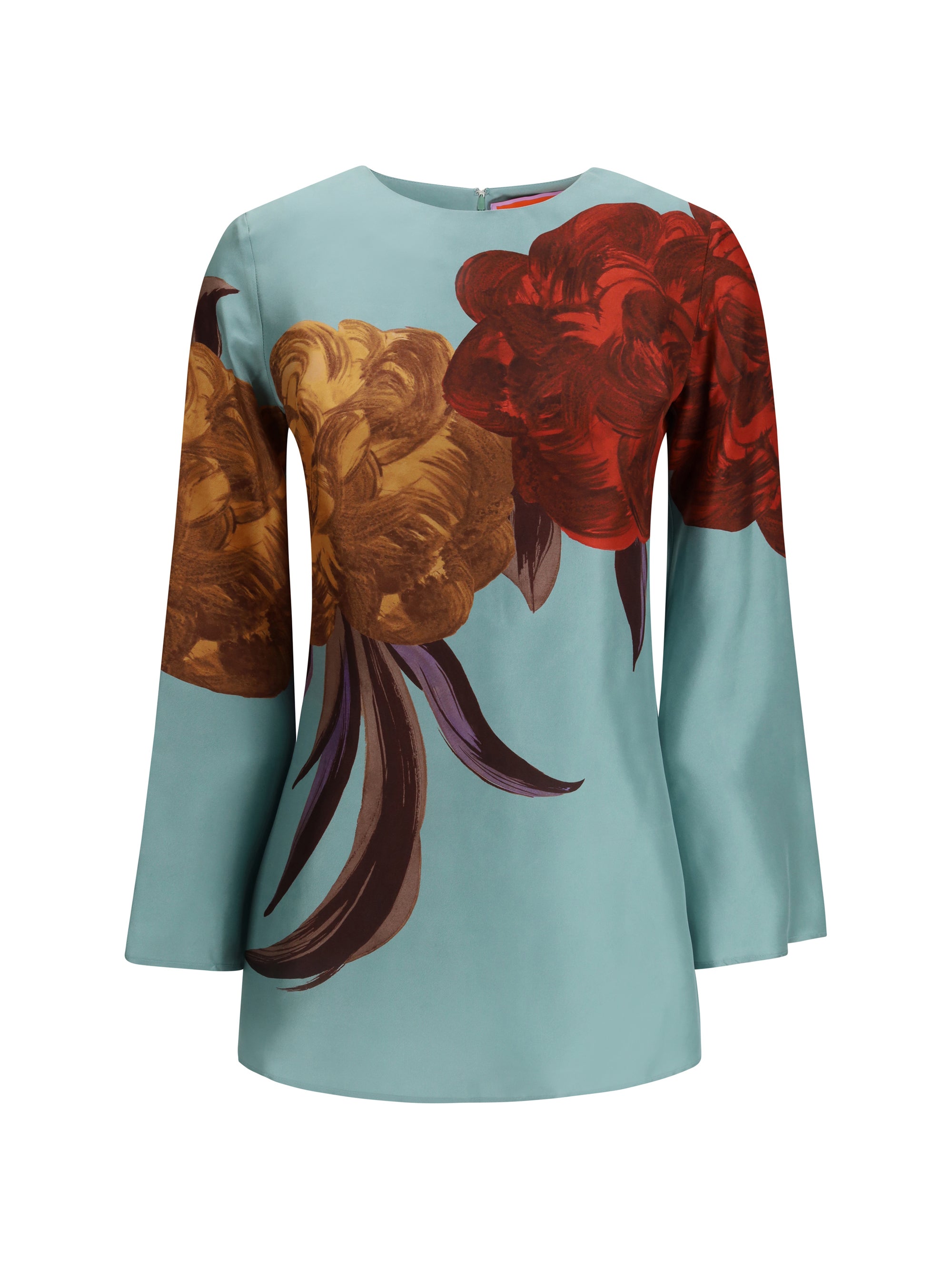 LA DOUBLE J S silk twill mini dress