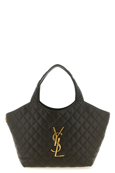 medium icare shopping bag in lamb nappa leather