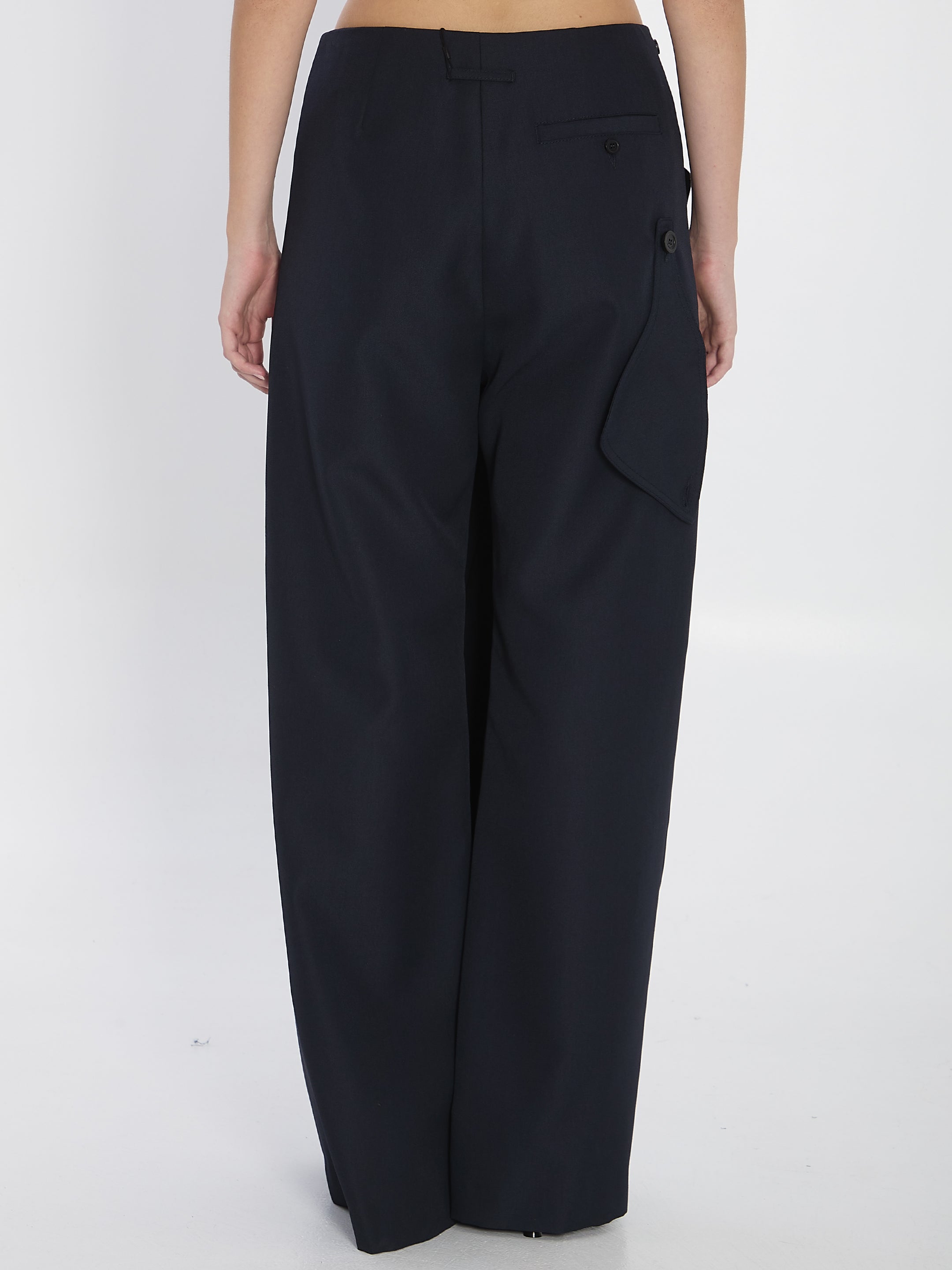 JEAN PAUL GAULTIER 36 pantaskirt with trench details