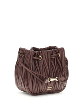 MIU MIU OS matelassé nappa leather pouch