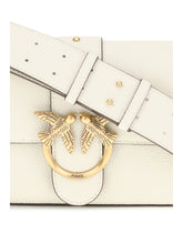 PINKO OS love leather shoulder bag