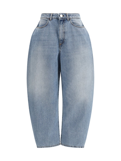 straight-leg jeans