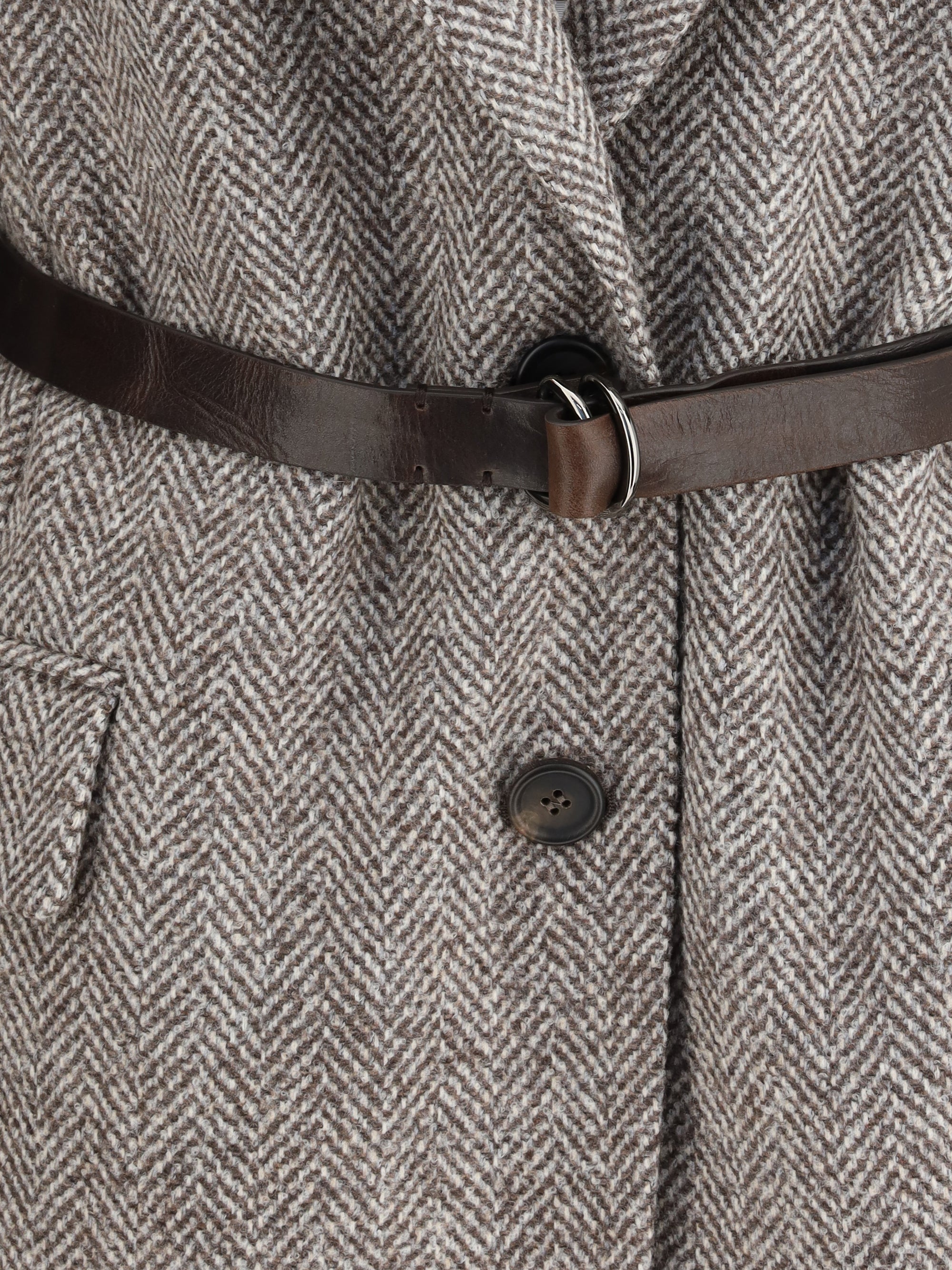 BRUNELLO CUCINELLI 40 patterned wool jacket