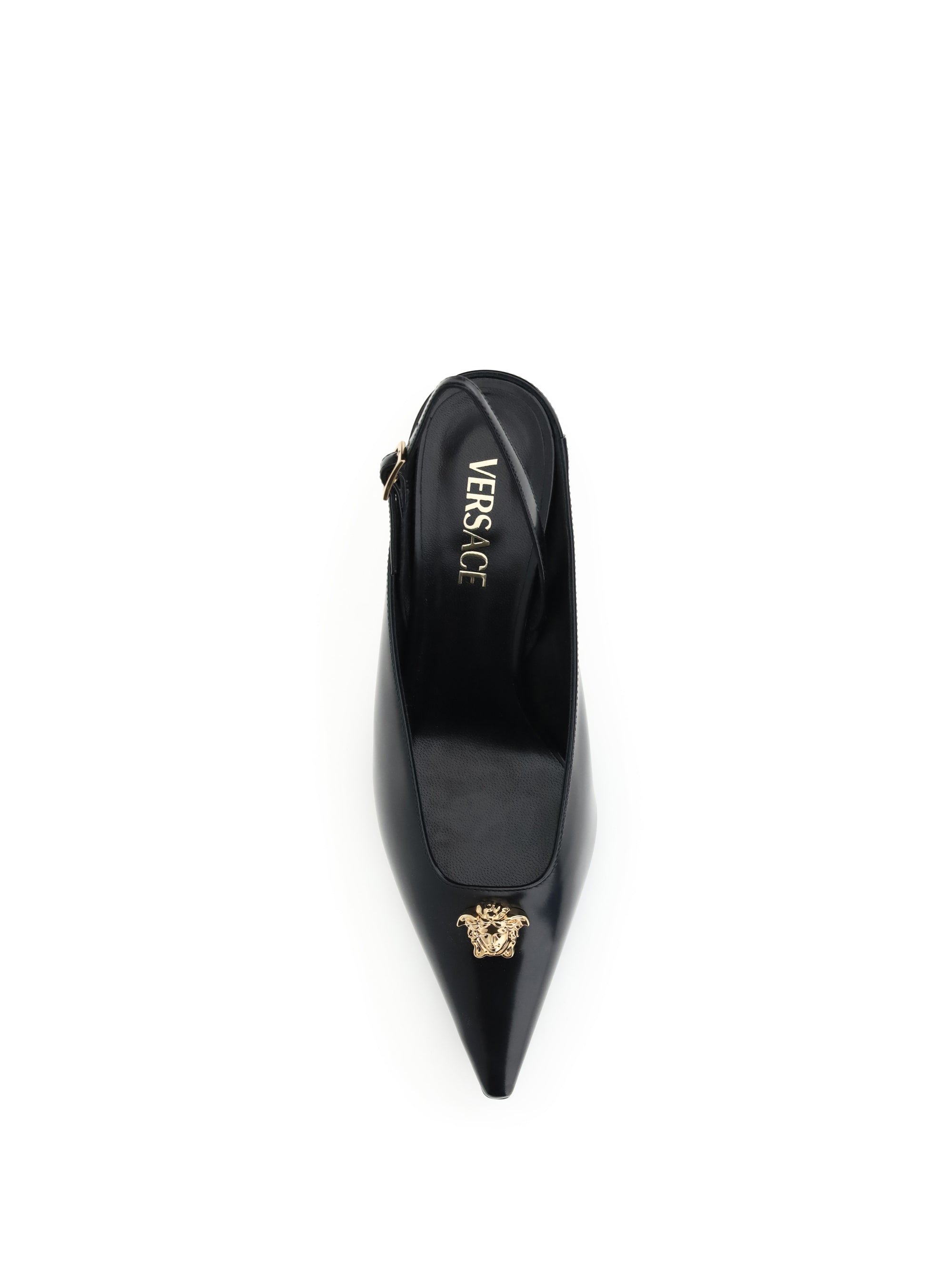 VERSACE 37 la medusa slingback pumps