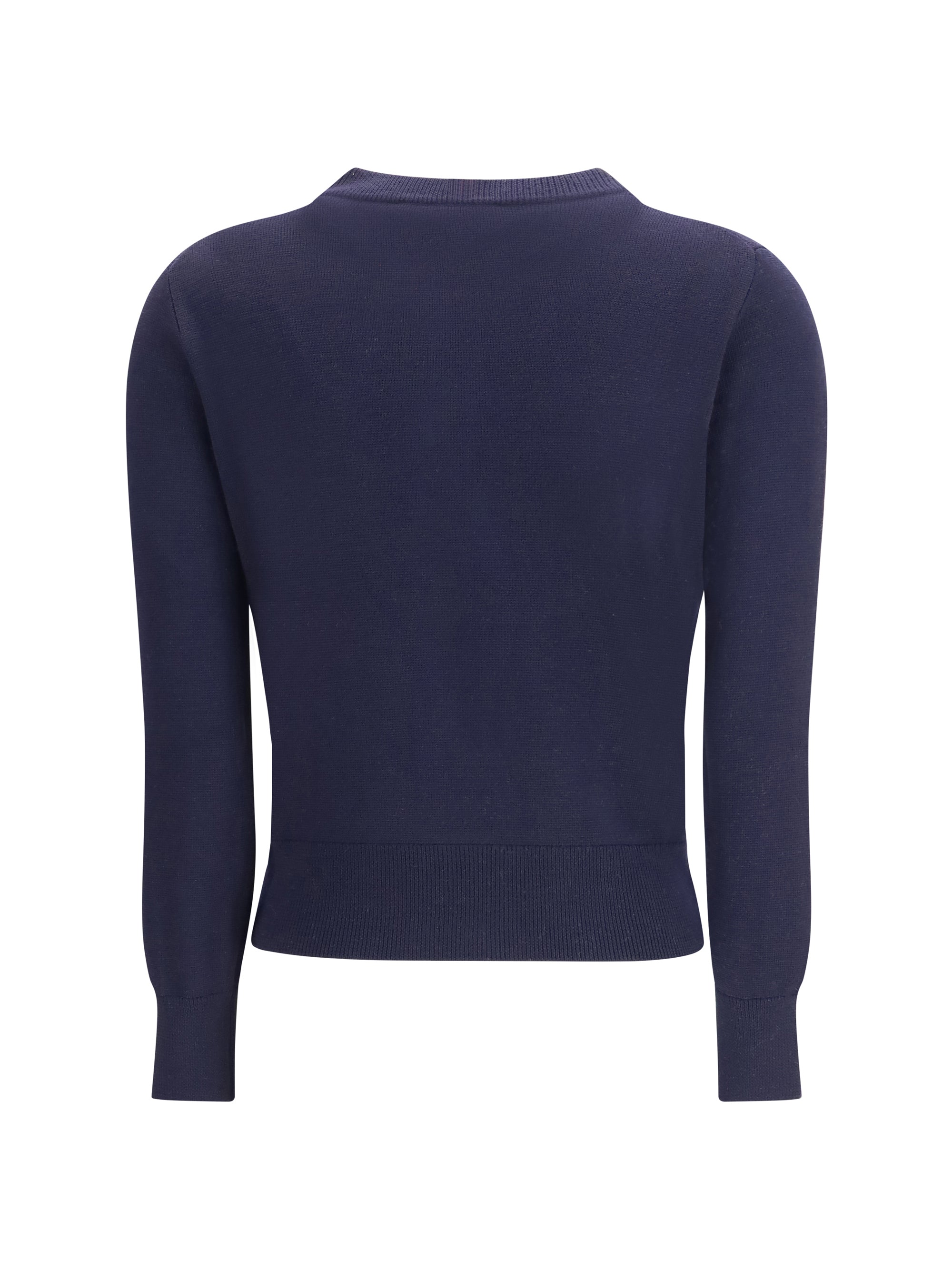 AMI PARIS L ami de coeur merino wool cardigan