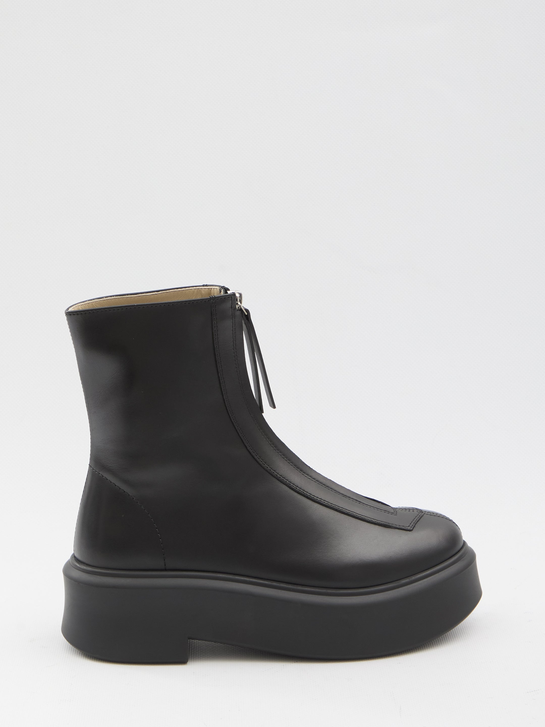 THE ROW 36 zipped boots