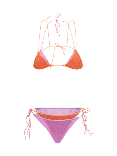 lumière two-tone bikini