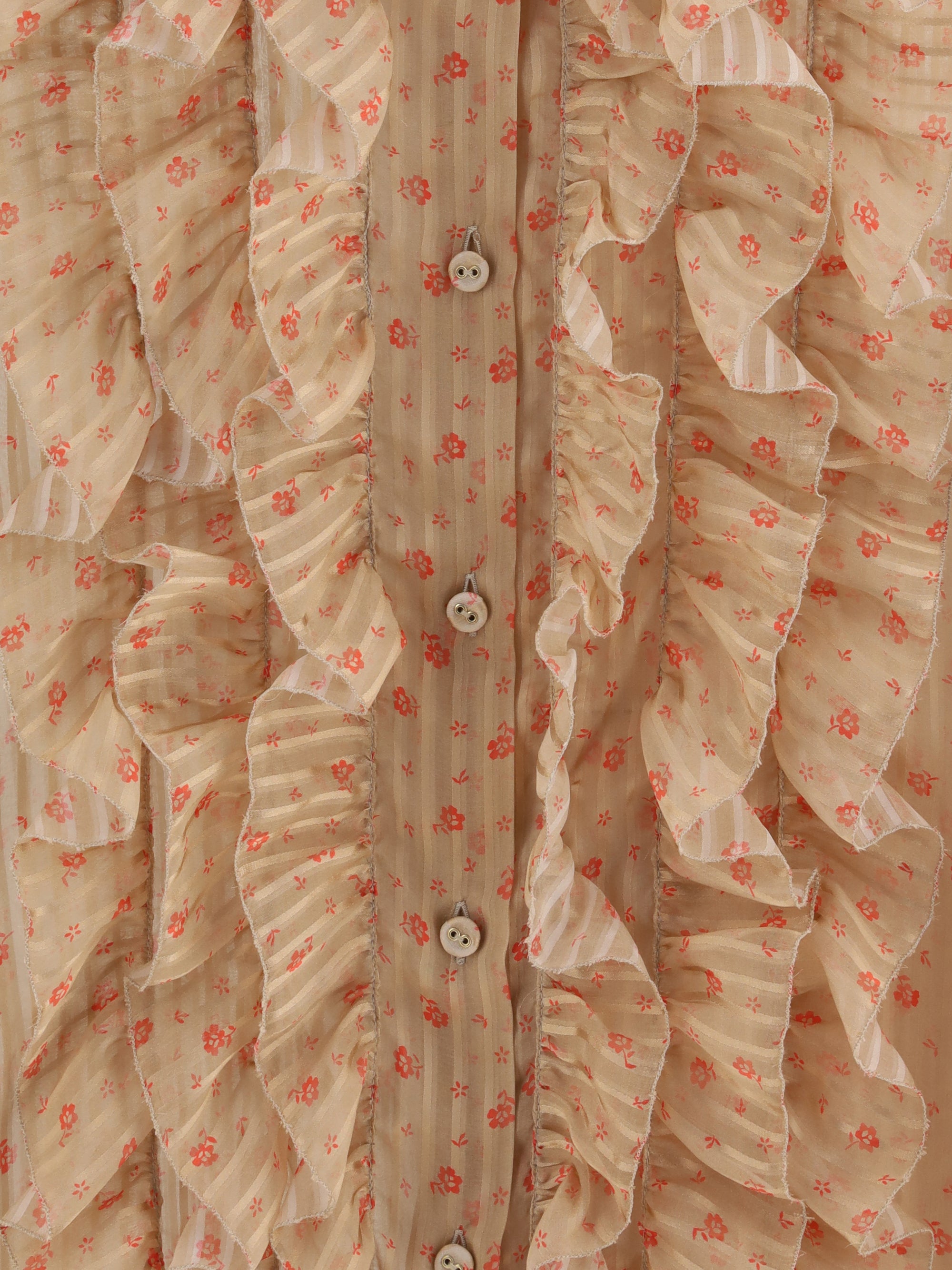 KRISTINA TI 40 rouches silk blouse