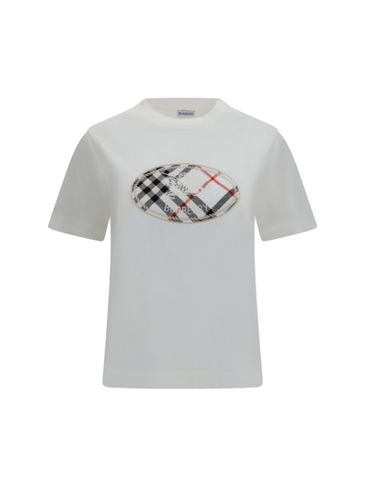 knight stamp check cotton t-shirt