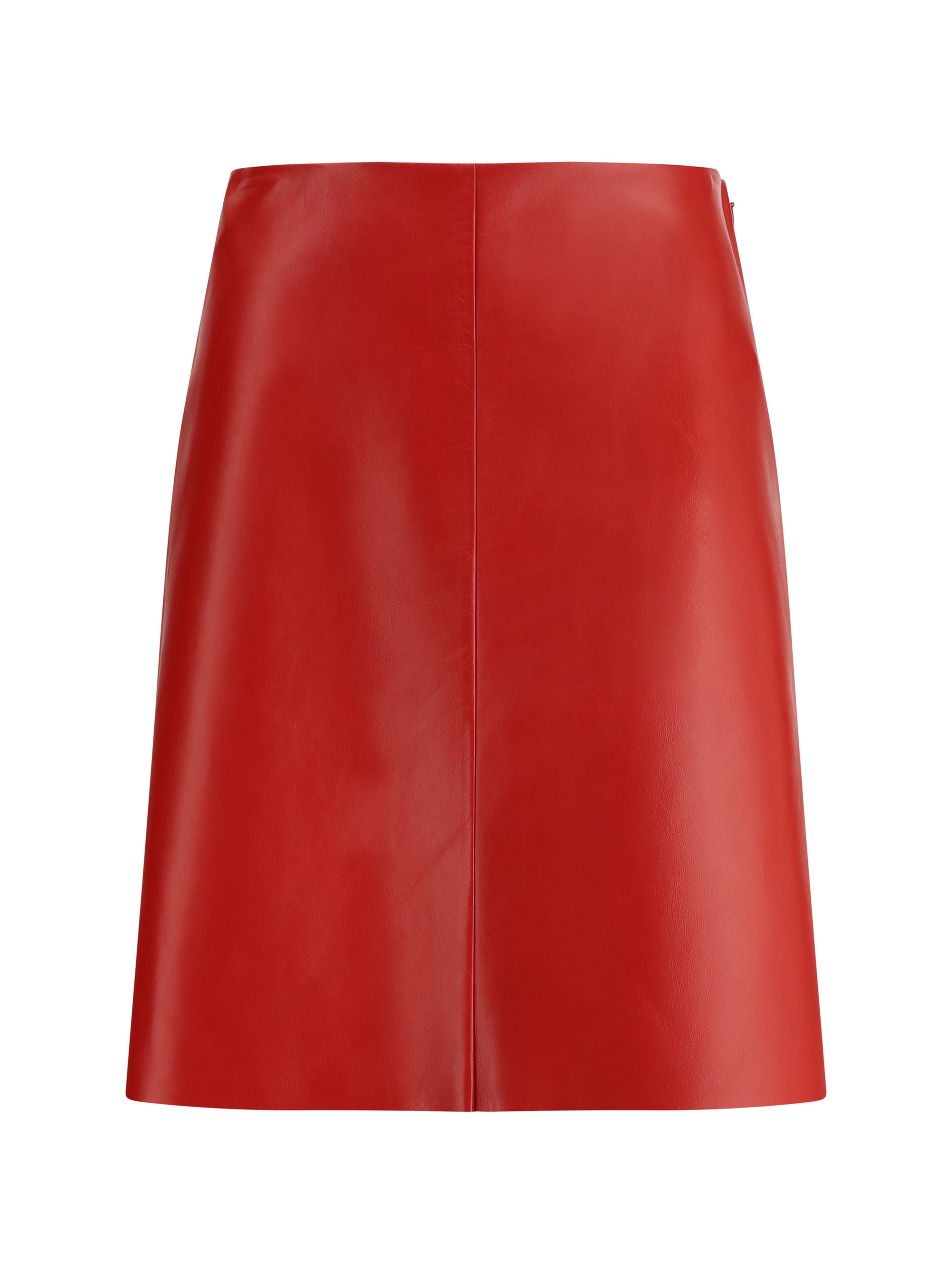 MIU MIU 44 nappa leather skirt