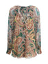 ETRO 40 silk crepon shirt