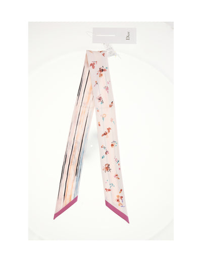 mitzah floral portrait scarf