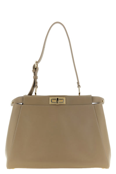the fendi my peekaboo® medium shoulder bag redefines the codes of everyday ele