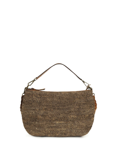 mihaja raffia shoulder bag