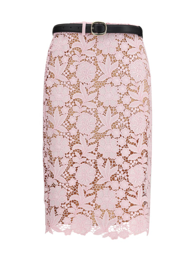 lace midi skirt