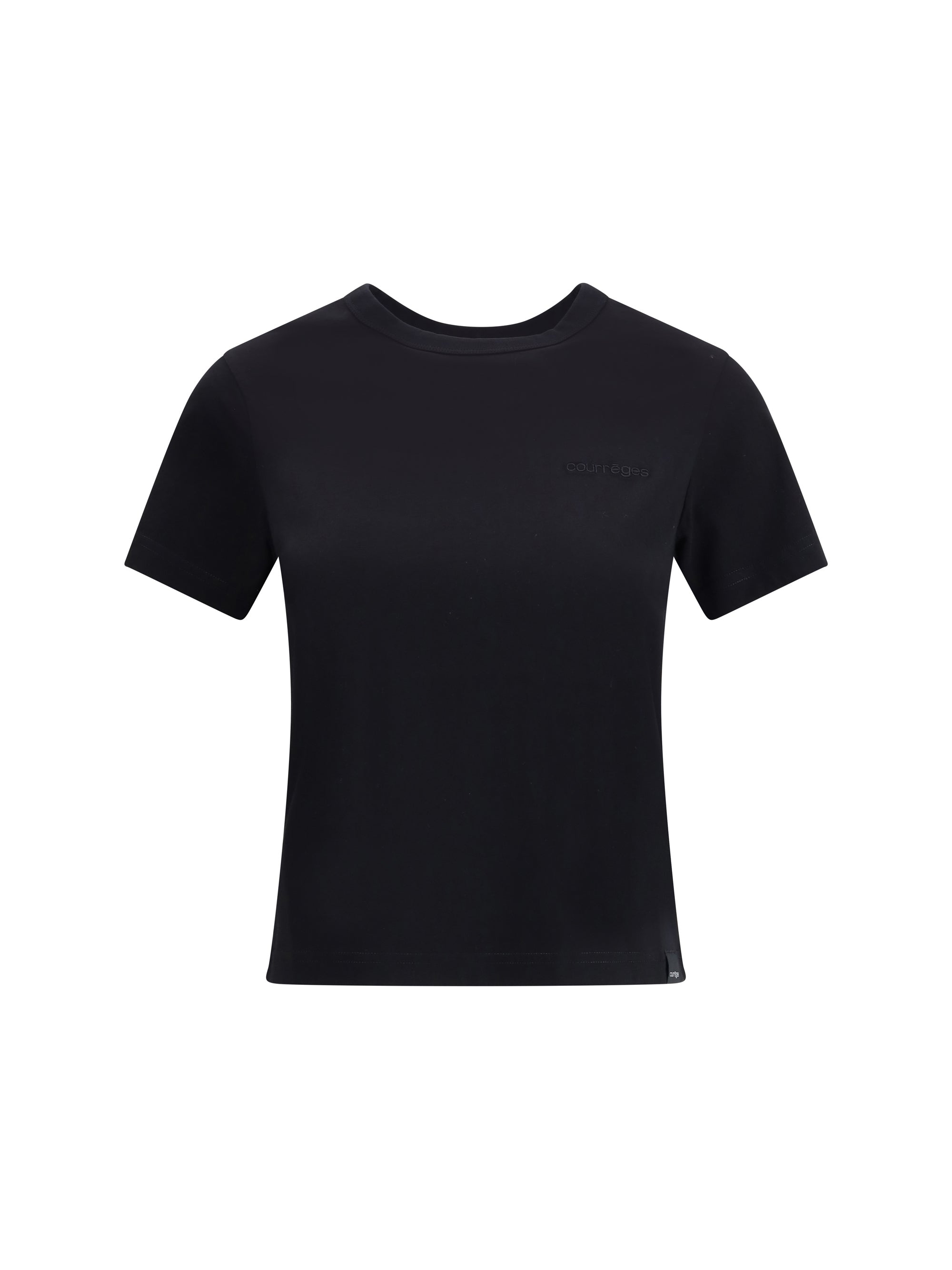 COURRÈGES M embroidered logo t-shirt