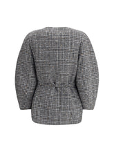 FENDI 40 wool and cotton tweed blouson jacket