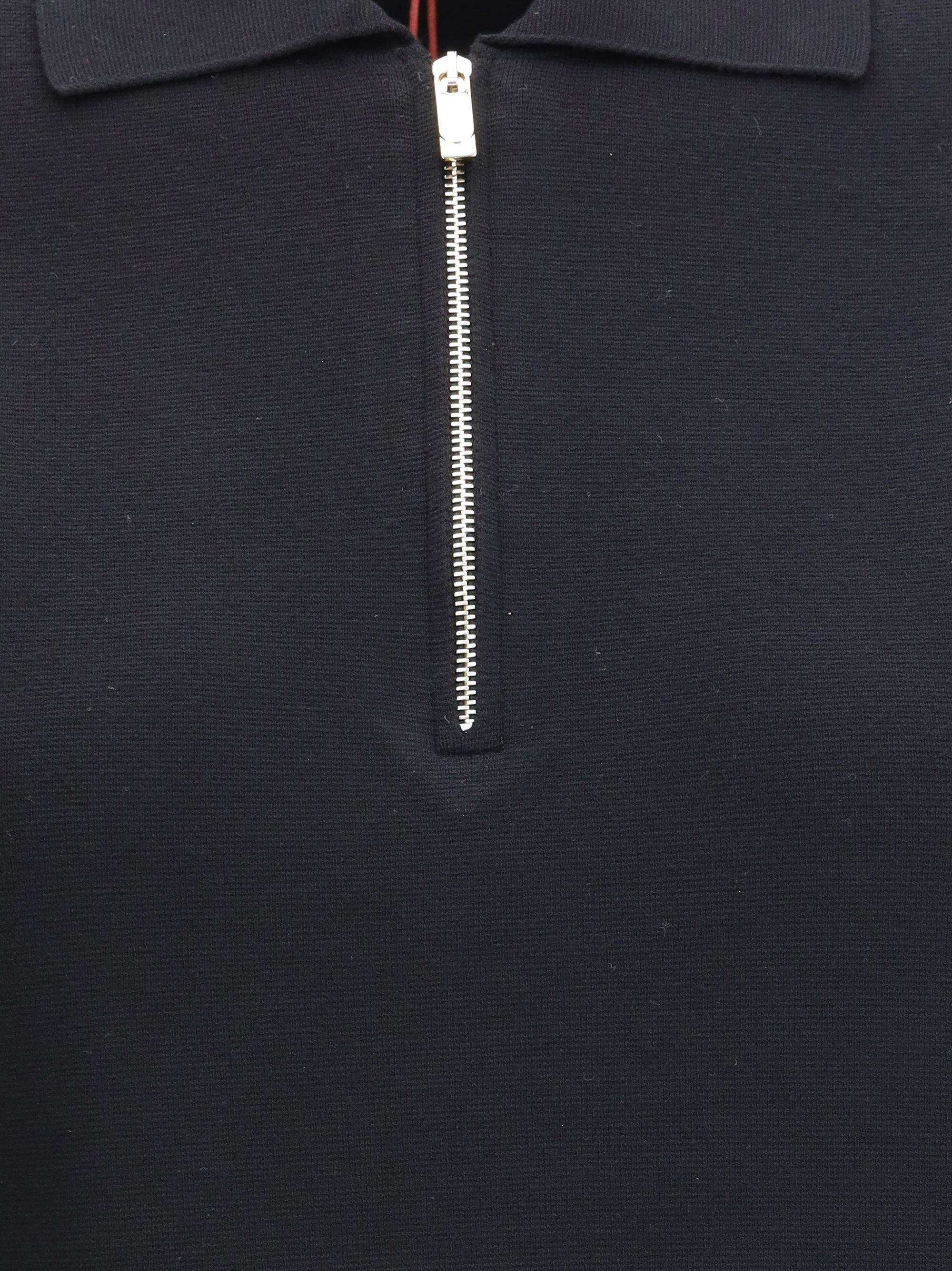 MAX MARA STUDIO M teti zip polo shirt