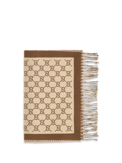 gg all-over wool scarf