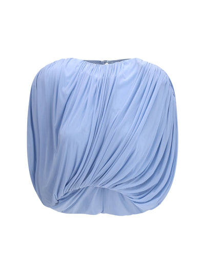 pleated blouse