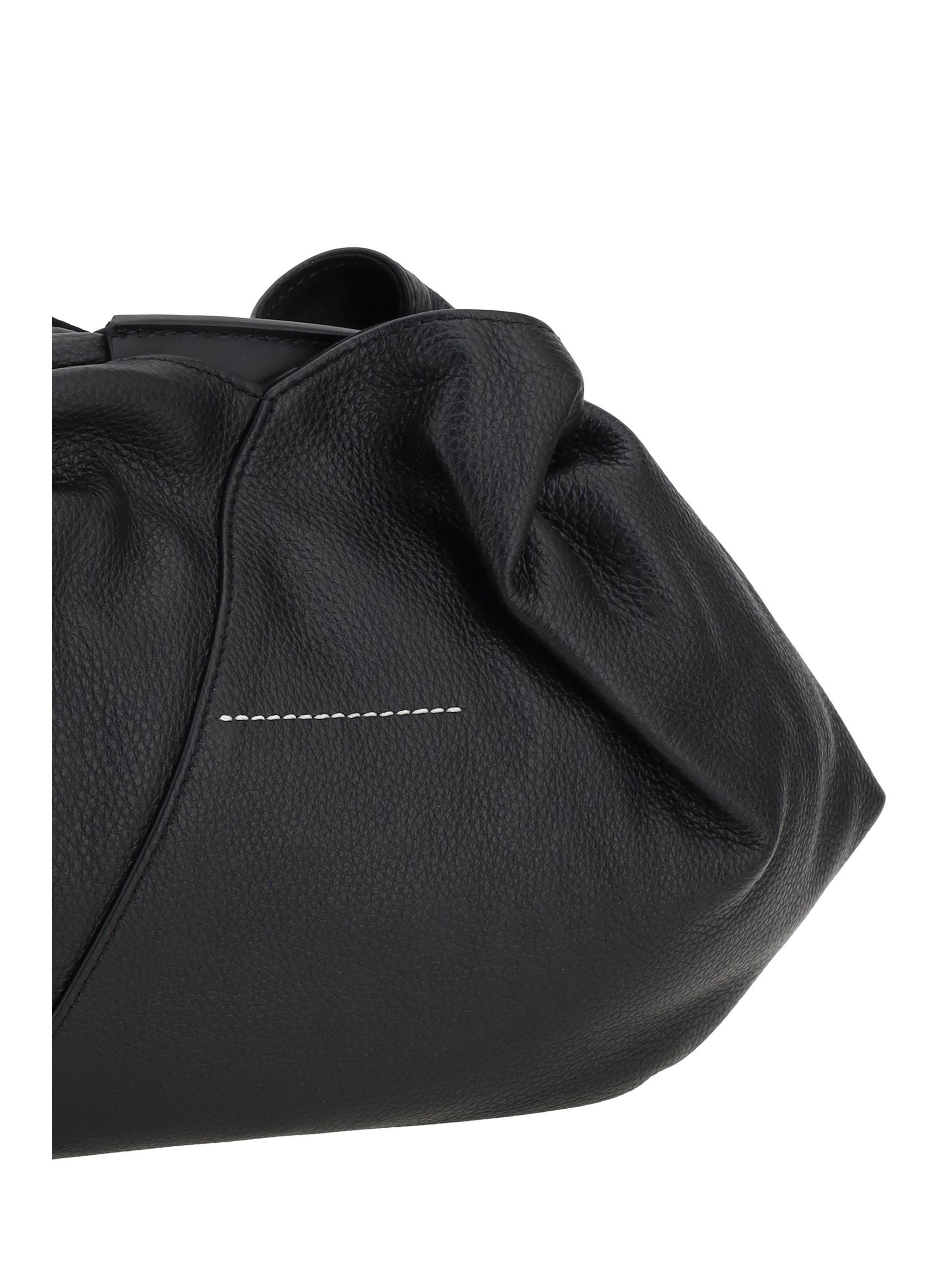 MM6 OS leather handbag